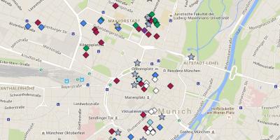 Карта Мюнхен Altstadt