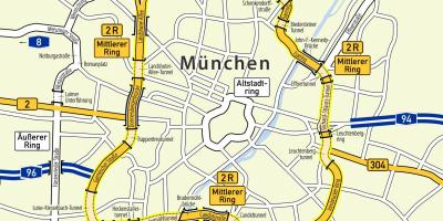 Мюнхен кільце карта