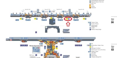Карта Мюнхена Термінал аеропорту 1