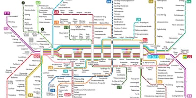 Мюнхен метро карта