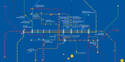 Карта Мюнхен різдвяні базари