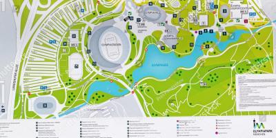 Карта Мюнхена Олімпійський парк