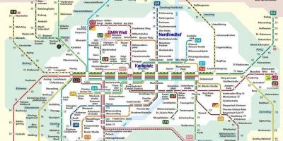 З метро Мюнхена карта