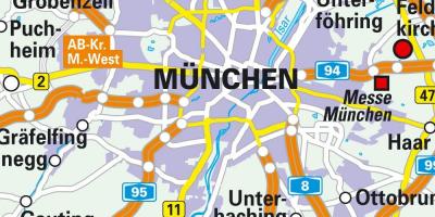 Мюнхен центр міста Карта